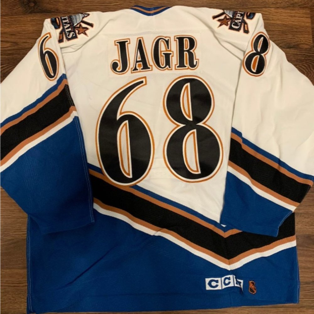 CCM Jaromir Jagr Washington Capitals Screaming Eagle Hockey Jersey 54